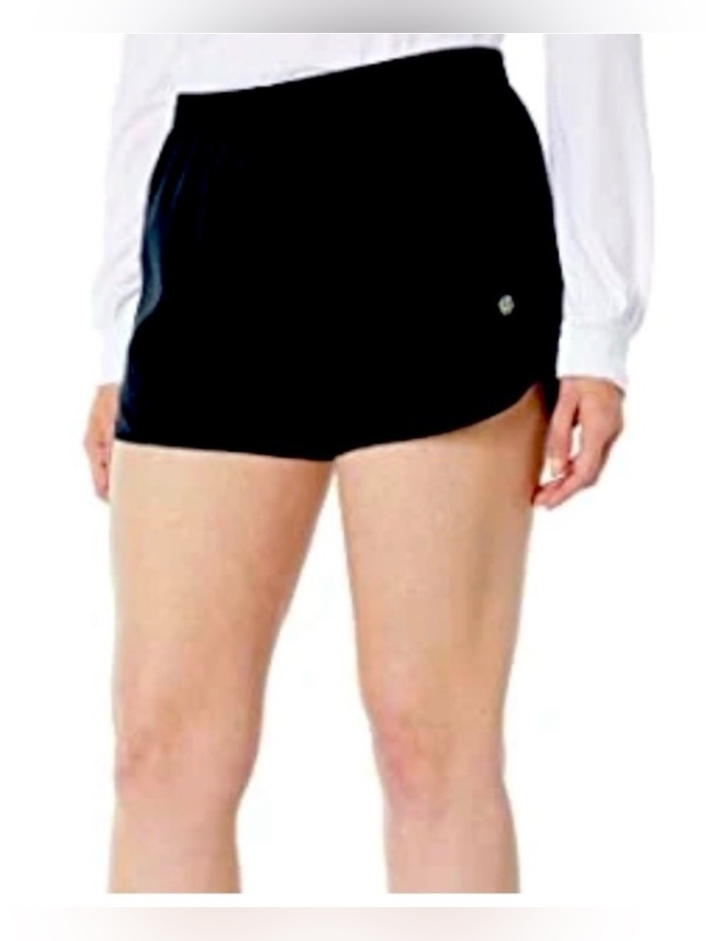 Lilly Pulitzer ocean trail luxletic shorts size XXS in onyx black NWOT